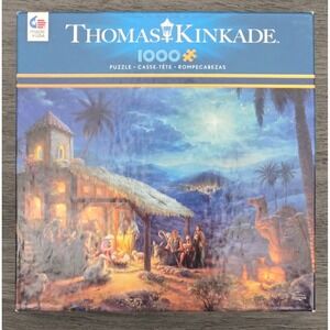 Thomas Kinkade 1000 Piece Nativity Scene Christmas Puzzle